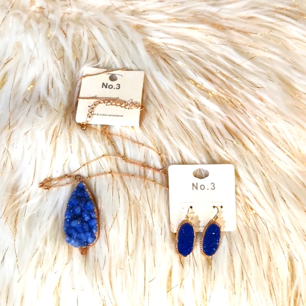 Necklace and earrings